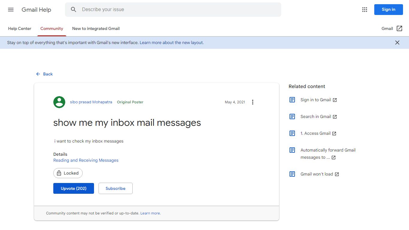 show me my inbox mail messages - Gmail Community - Google